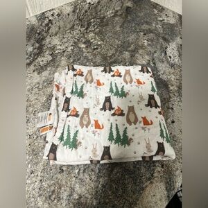 Forest Theme Swaddle Baby Blanket